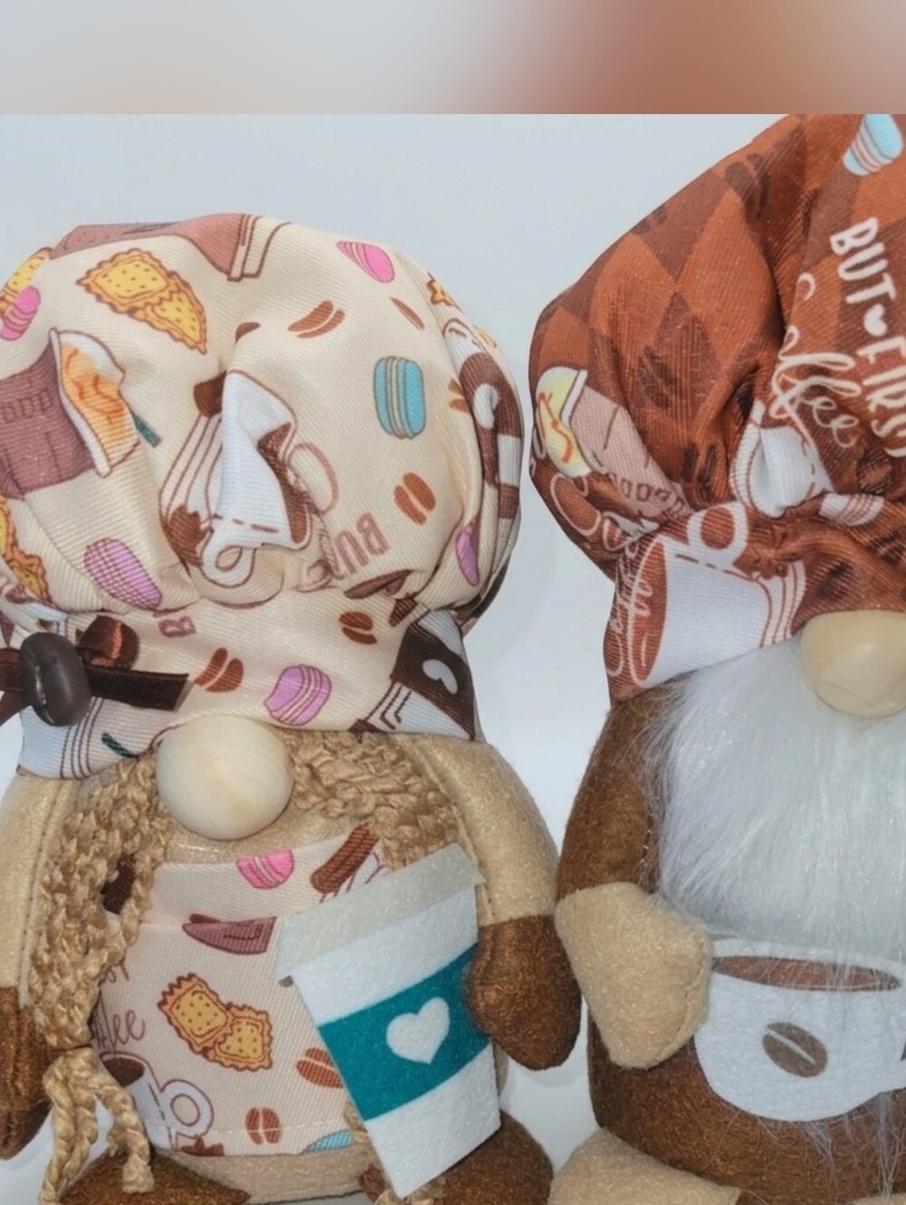 Gnome Decor Coffee Lovers Boy and Girl